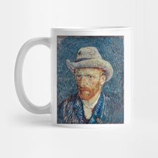 Vincent van Gogh's Self-Portrait with Grey Felt Hat Mug